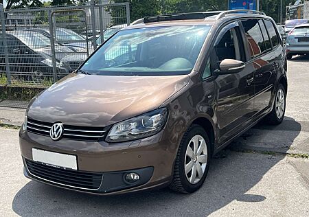 VW Touran Volkswagen Cup 2.0 TDI*PANORAMA DACH*7-SITZER*SCHECKHEFT*