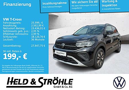 VW T-Cross Volkswagen GOAL 1.0 TSI ACC AHK ALU LED PDC SHZ RFK