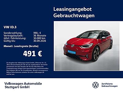 Volkswagen ID.3 GTX Navi Tempomat