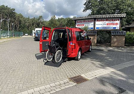 VW Caddy Volkswagen Comfortline neuer Rollstuhlumbau, Automatik, SIHZ,
