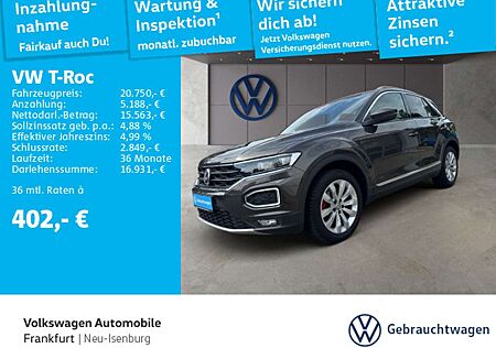 VW T-Roc Volkswagen 1.5 TSI ACT Sport Navi AHK Spurhalteassist