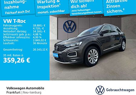 VW T-Roc Volkswagen 1.5 TSI ACT Sport Navi AHK Spurhalteassist