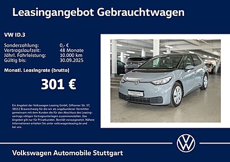 VW ID.3 Volkswagen Pro Navi Kamera LED Stdhzg ACC