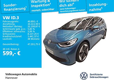 VW ID.3 Volkswagen Pro S Navi Pano HUD WP ACC LED SHZ PDC