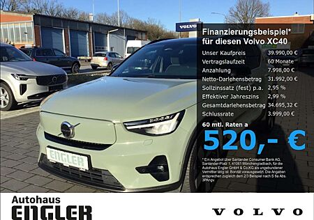 Volvo XC 40 XC40 Ultimate Pure Electric Stdhzg. Cam Klima