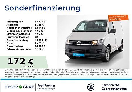 VW T6 Transporter Volkswagen Kasten 2.0TDI AHK Klimaanlage