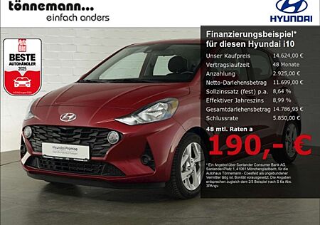 Hyundai i10 TREND+SITZ- /LENKRADHEIZUNG+TAGFAHRLICHT+CARPLAY+D