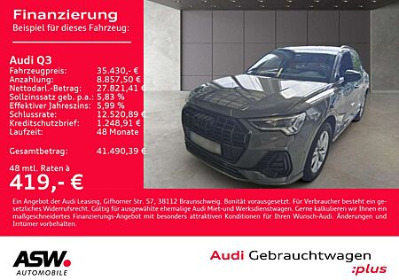 Audi Q3 S line 40TFSI quattro Stronic Navi LED GRA VC