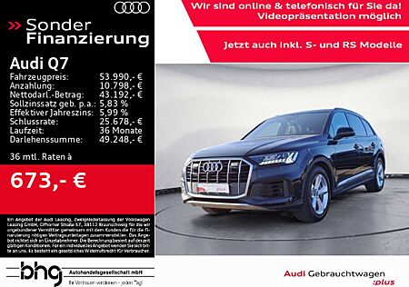 Audi Q7 55 TFSIe quattro S-Line AHK Luftfederung HUD
