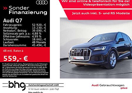 Audi Q7 55 TFSIe quattro S-Line AHK Luftfederung HUD