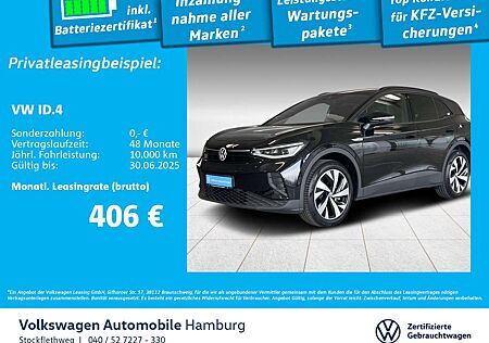 VW ID.4 Volkswagen Pro Performance IQ.Light Kamera Nav Wärmep.