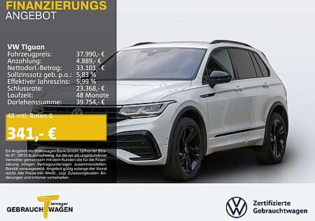 VW Tiguan Volkswagen 2.0 TSI R-LINE BLACK LEDER MATRIX ASSIST