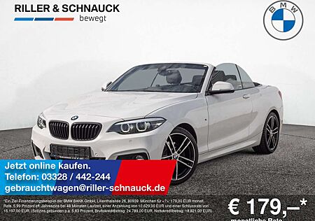 BMW 220 i Cabrio M-Sport LED+NAVI+H/K+KEYLESS+KLIM