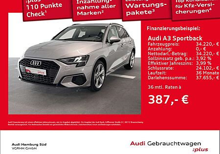 Audi A3 30 TDI advanced S tronic NAVI/AHK