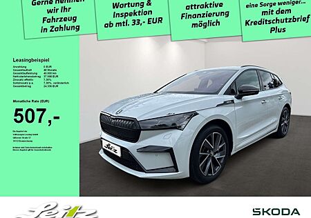 Skoda Enyaq gebraucht kaufen Skoda Enyaq 80 x Sportline *HEAD-UP*MATRIX*KAMERA*NAVI*