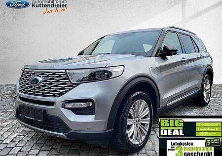 Ford Explorer Plug-in-Hybrid Platinum Leder Glasdach