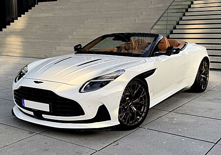 Aston Martin DB12 Volante - Zenith White - Oxford Tan