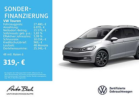VW Touran Volkswagen 2.0 TDI "Highline" DSG Navi LED ACC EPH