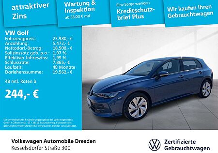 VW Golf Volkswagen VIII 1.5 TSI Life AHZV LED DAB