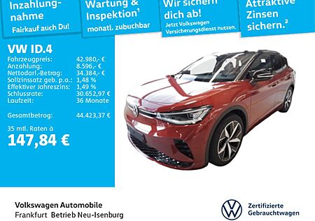 VW ID.4 Volkswagen GTX mit Entertainment-Paket 4Motion Navi AH