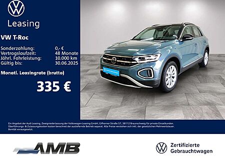 VW T-Roc Volkswagen Style 1.5 TSI DSG/AHK/Pano/Standh/02.29Gar
