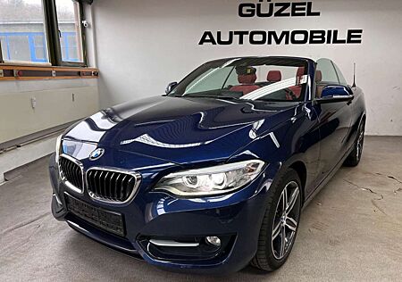 BMW 220 i CABRIO SPORT LINE/AUT/NAVI/LEDER/XENON/SPUR