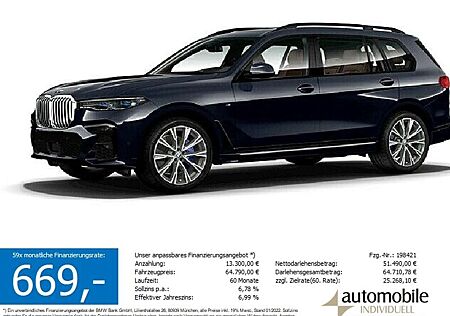 BMW X7 xDr. 40d M Sportpaket ACC AHK Laser 22Zoll Ni