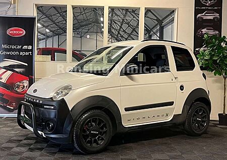 Microcar M.Go Highland X DCI Weiss Mopedauto 45 KM