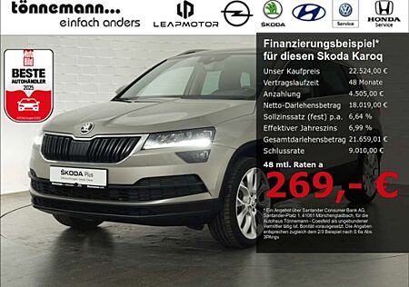 Skoda Karoq TSI STYLE+ANHÄNGERKUPPLUNG+LED+NAVI+RÜCKFAHRKAMERA