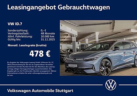 VW ID.7 Volkswagen Tourer 4Motion SHZ Klima Navi Wärmep. Kamer