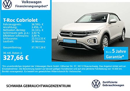 VW T-Roc Volkswagen Style 1.5 TSI DSG *LED*AHK*17"*