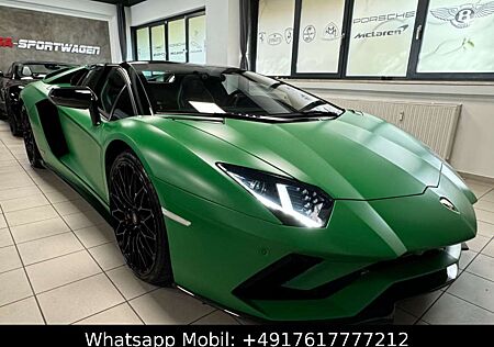 Lamborghini Aventador S ROADSTER GREEN EXT&INT CARBON FULLOP