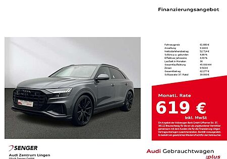 Audi Q8 S line 55 TFSI quattro Matrix B&O AHK Leder