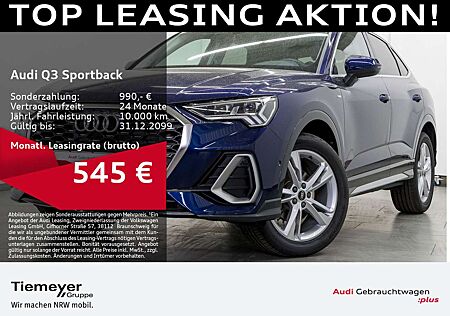 Audi Q3 35 TFSI S LINE MATRIX LM19 ASSIST A