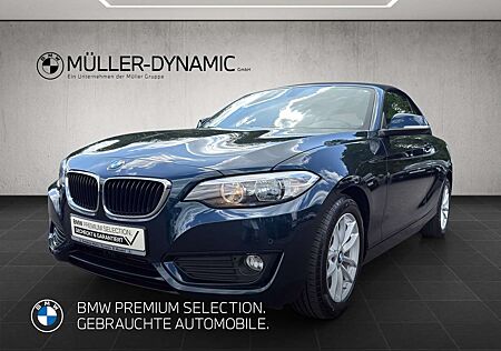 BMW 218 i Cabrio Advantage Tempomat USB Shz PDC