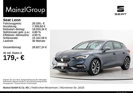 Seat Leon 1.5 TSI DSG FR LED Navi SHZ Kam ACC Virtual