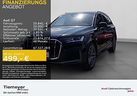 Audi Q7 gebraucht kaufen Audi Q7 55 TFSIe Q 2x S LINE PANO BuO LM21 HuD