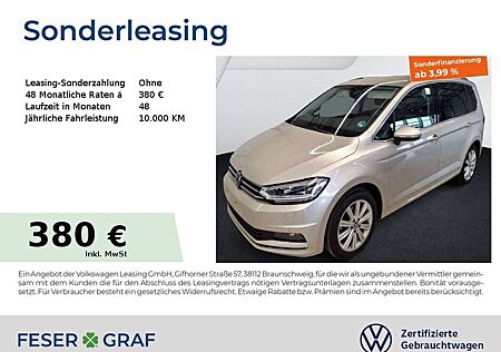 VW Touran Volkswagen Highline 2.0 TDI DSG Navi AHK Kamera LED