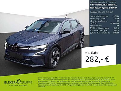 Renault Megane E-Tech Equilibre RFK ACC GJR SHZ