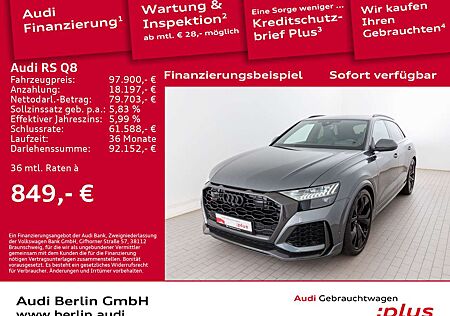 Audi RS Q8 RSQ8 tiptr. AHK SITZHZG STDHZG PDC 360°K MATRIX