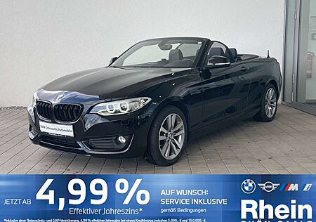 BMW 218 i Cabrio Advantage Xenon.Hifi.Tempo.PDC.LRH.