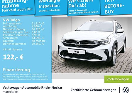 VW Taigo Volkswagen Life 1.0 TSI OPF Navi GJR