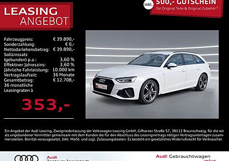 Audi A4 Avant 40 TDI qu S line NAVI ACC virtual+ 18"