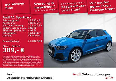 Audi A1 30 TFSI S line edition one LED Navi