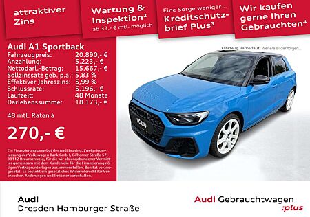 Audi A1 30 TFSI S line edition one LED Navi