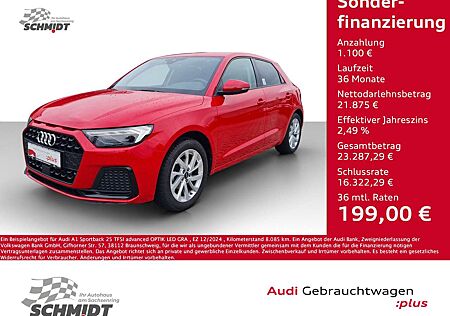 Audi A1 Sportback 25 TFSI advanced OPTIK LED GRA
