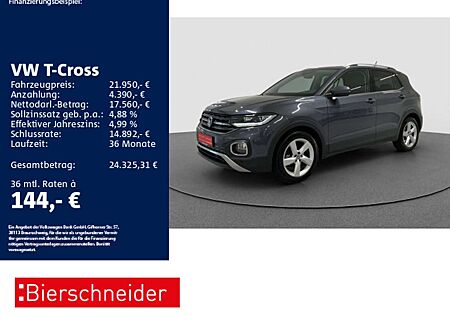 VW T-Cross Volkswagen 1.0 TSI Style AHK ACC NAVI LED SHZ