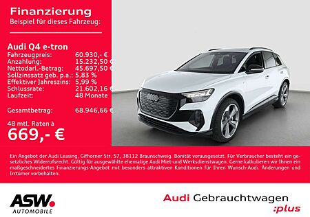 Audi Q4 e-tron e-tron S line 55 quattro NAVI MATRIX AHK PANO