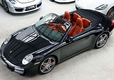 Porsche 997 Carrera 4S Cabrio Schalter Vollleder 19"