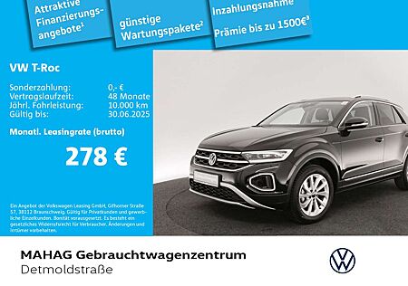 VW T-Roc Volkswagen 1.5 TSI STYLE AHK Navi LED ACC DSG